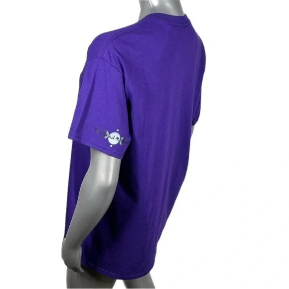 The Blind Medium | Purple Short Sleeve T Skeleton Heart Hands Graphic Print - Picture 7 of 11